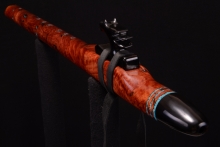 Salmon Gum Burl Native American Flute, Minor, Mid F#-4, #G16G